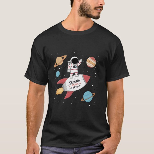 Camiseta De volta ao segundo grau e além do engraçado prime (Frente)
