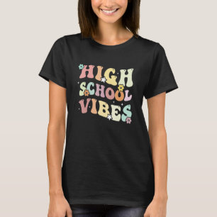 Camiseta De Volta Ao Segundo grau Escolar Vibes Retro Estud