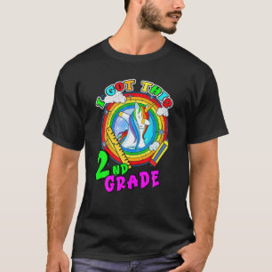 Camiseta De Volta Ao Tee Das Crianças Do Segundo. Unicórnio