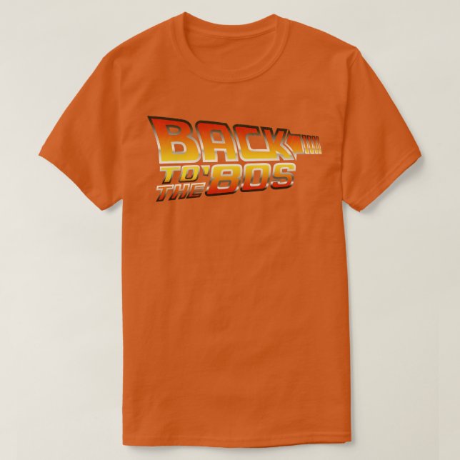 Camiseta De volta aos anos 80 (Frente do Design)