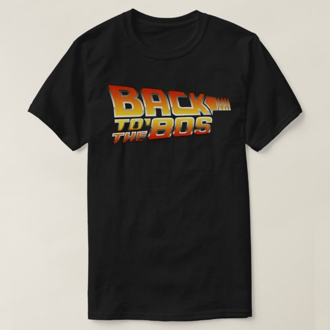 Camiseta De volta aos anos 80 (Frente do Design)