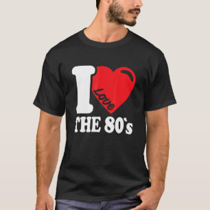 Camiseta De volta aos anos 80 eu adoro o vestido de vestido