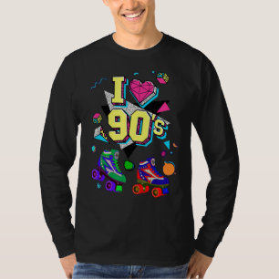 Camiseta De volta aos Calçados Rolling dos anos 90 Eu adoro