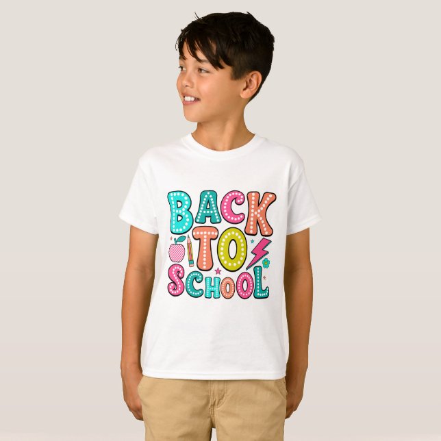 Camiseta De Volta às Aulas (Frente Completa)