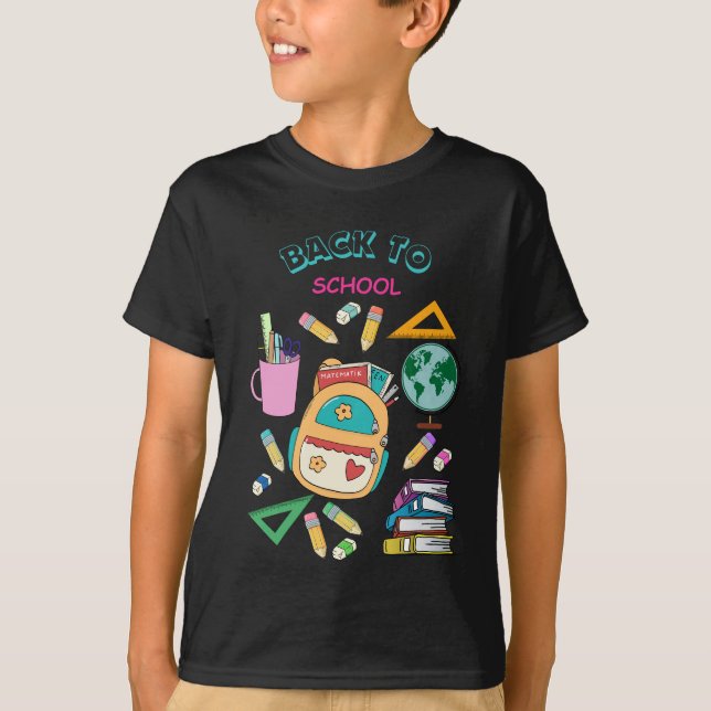 Camiseta De volta às aulas (Frente)