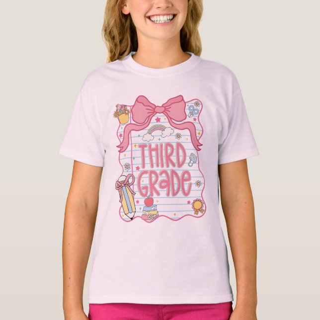 Camiseta de Volta às Aulas, Camiseta da Terceira S (Frente)