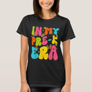 Camiseta De volta às aulas na minha era pré k borboleta men