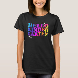Camiseta De volta às aulas Olá professores e alunos do jard