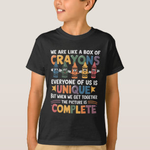 Camiseta De Volta às Aulas Professor Engraçado Somos Como U