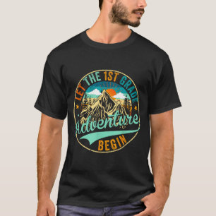Camiseta De volta às aulas, vamos começar a aventura da 1ª 