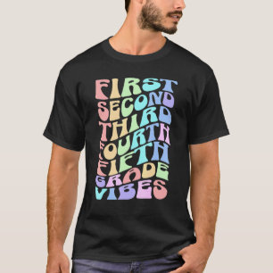 Camiseta De Volta às Aulas Vibes de Professor do Ensino Fun