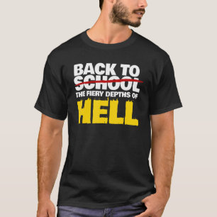 Camiseta De Volta Às Corajosas Profundidades Do Inferno De 