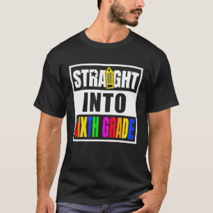 Camiseta De Volta Às Crianças Da Escola No Primeiro Dia Da