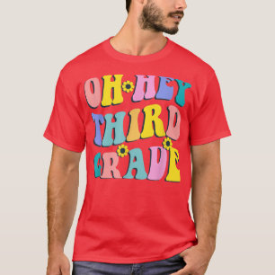 Camiseta De Volta Para Estudantes Professores Do 3º Ano
