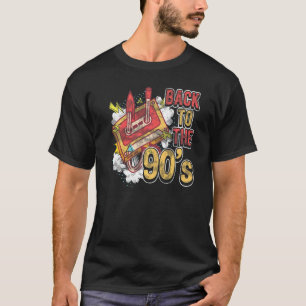 Camiseta De Volta Para Os Anos 90 90s Rádio Disco E Era Tec
