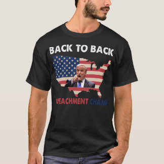 Camiseta De Volta Para Trás Da Impeachment Champ Donald Tru