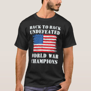 Camiseta De Volta Para Trás De Campeões Da Guerra Mundial I