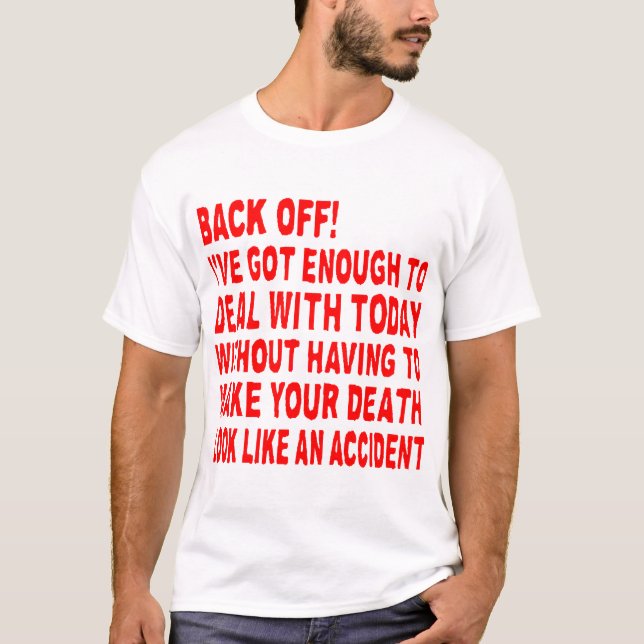 Camiseta De Volta Tenho O Suficiente Para Lidar Com Hoje ©  (Frente)