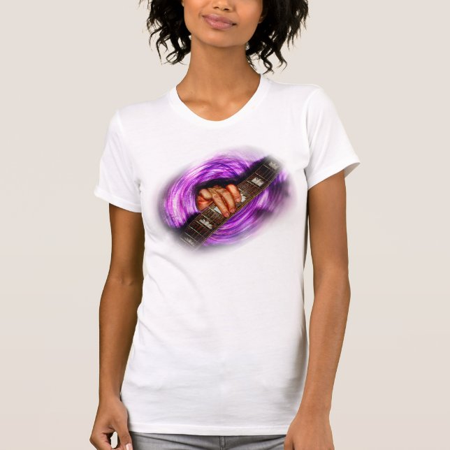 Camiseta de vórtice púrpura (Frente)