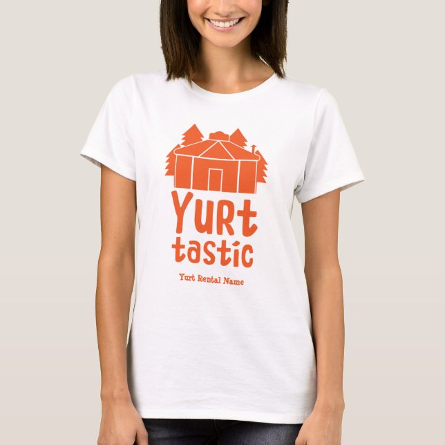 Camiseta De Yurt Living E Vacations T Shirt (Frente)