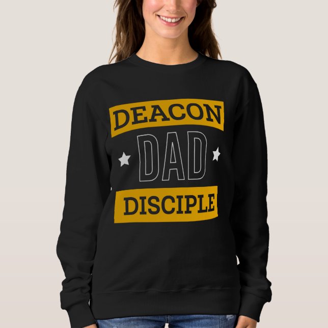 Camiseta Deacon Pai Discíple Dia de os pais Deacon Church O (Frente)