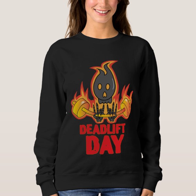 Camiseta Deadlift Day Training Powerlifter Barbell Gym (Frente)