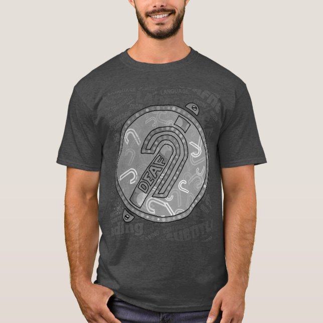 Camiseta Deaf Symbol English (Frente)