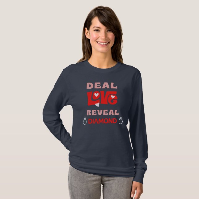 Camiseta Deal Love Reveal Diamond! (Frente Completa)