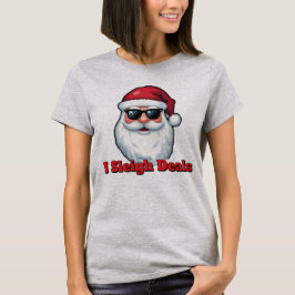Camiseta Deal Slaying Santa Claus Funny Holiday Shopping 
