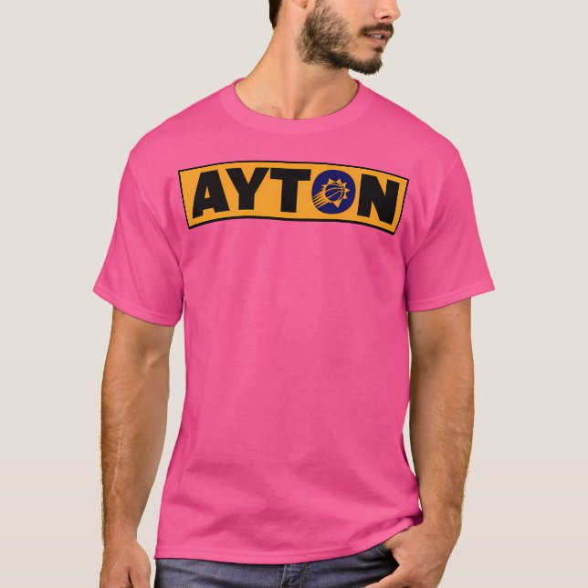 Camiseta Deandre Ayton - Basquete de Phoenix (Frente)