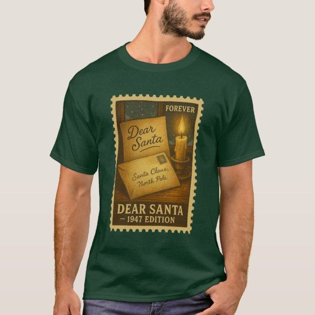 Camiseta Dear Santa – 1947 Edition (Frente)