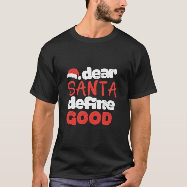 Camiseta Dear Santa Define (Frente)