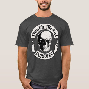 Camiseta Death Metal Forever Heavy Metal Music Genre Skull