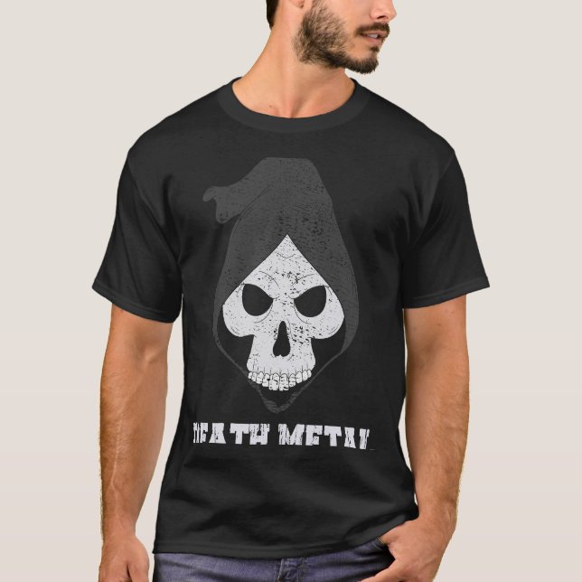 Camiseta Death Metal Heavy Hardcore Music (Frente)