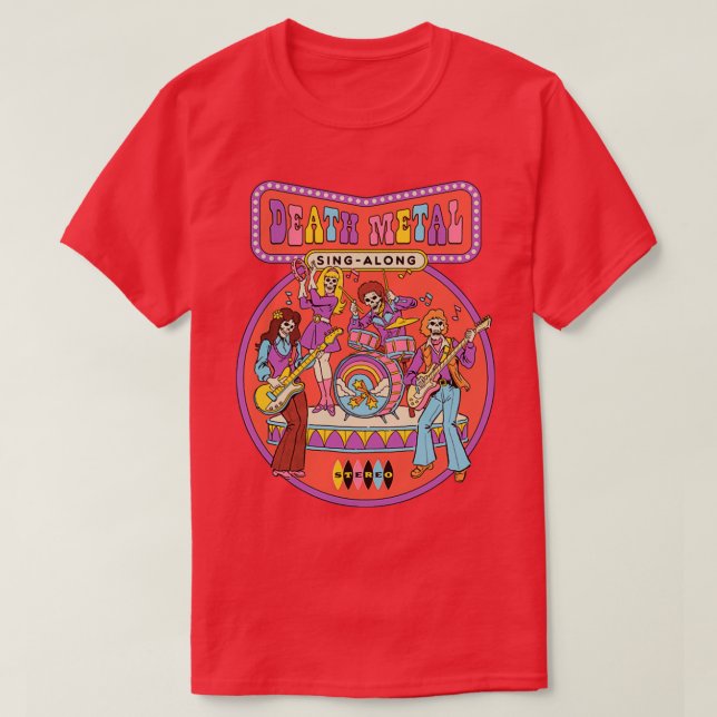 Camiseta Death Metal SingAlong (Frente do Design)