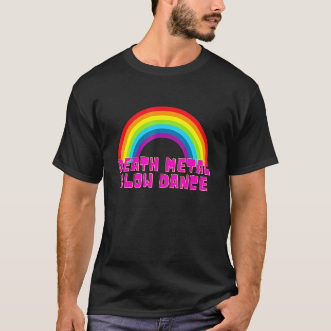 Camiseta Death Metal Slow Dance Rainbow (Frente)