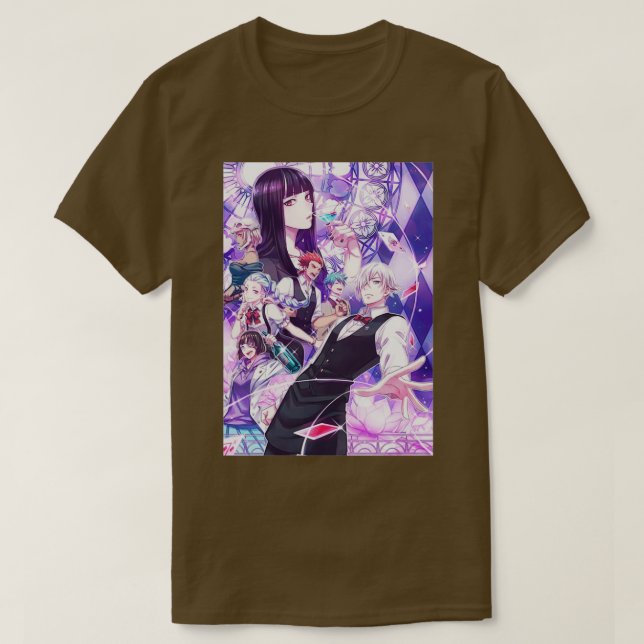 Camiseta Death Parade Decim amp Chiyuki (Frente do Design)