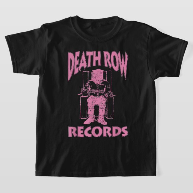 Camiseta Death Row Records Logo Pink T-Shirt.png (Postura )