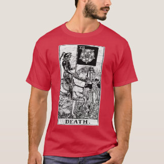 Camiseta Death Tarot Card Major Arcana, contador de fortuna