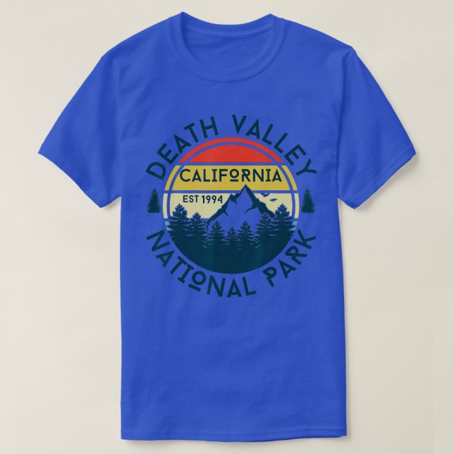 Camiseta Death Valley National Park California Nature Hikin (Frente do Design)
