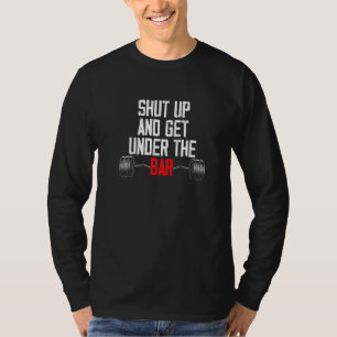 Camiseta Debaixo Do Bar Barbell Bodybuilding Weightlifti