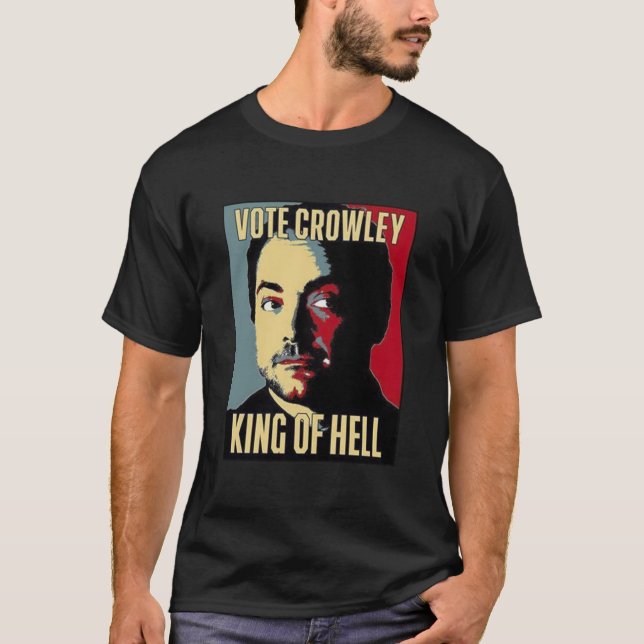 Camiseta Debate Crowley - REI DO INFERNO (Frente)