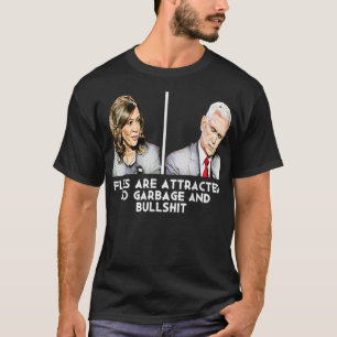 Camiseta Debate Engraçado Mike Pence Fly
