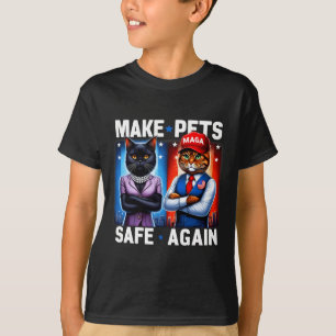 Camiseta Debate Sobre Comer O Gato Dos Cães Torna Os Animai