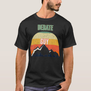 Camiseta Debate sobre o presente para os homens e a Cara