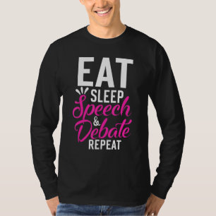Camiseta Debater Discurso Repetitivo Citação Motivacional