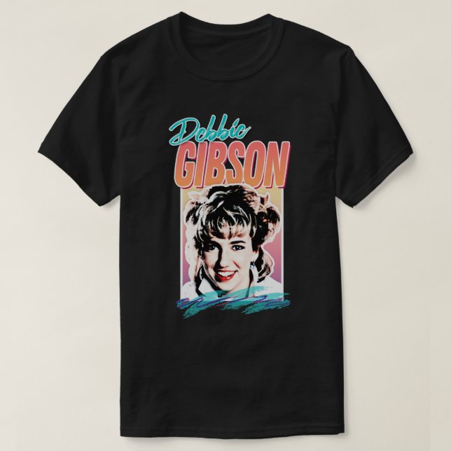 Camiseta Debbie Gibson 2 80s Styled Aesthetic Design  Class (Frente do Design)