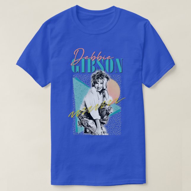 Camiseta Debbie Gibson 80s Estimulada Design 1 (Frente do Design)