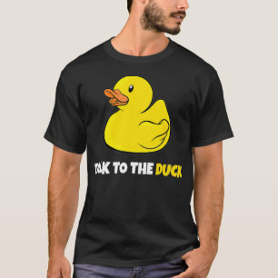Camiseta Debuggi de disco de borracha de programação para