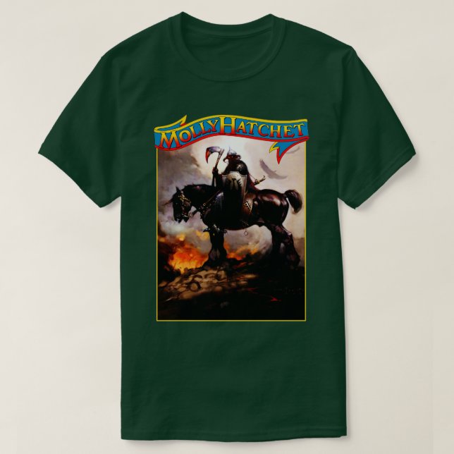 Camiseta Debut Molly LP Hatchet (Frente do Design)